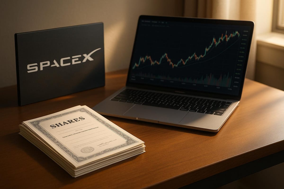 Secondary Market Pricing for SpaceX Employee Shares