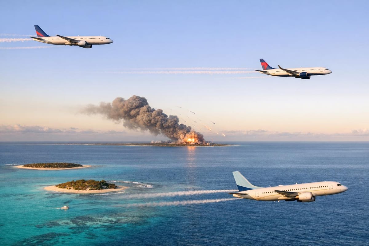 SpaceX Test Flight Endangers Passenger Jets in Caribbean Explosion