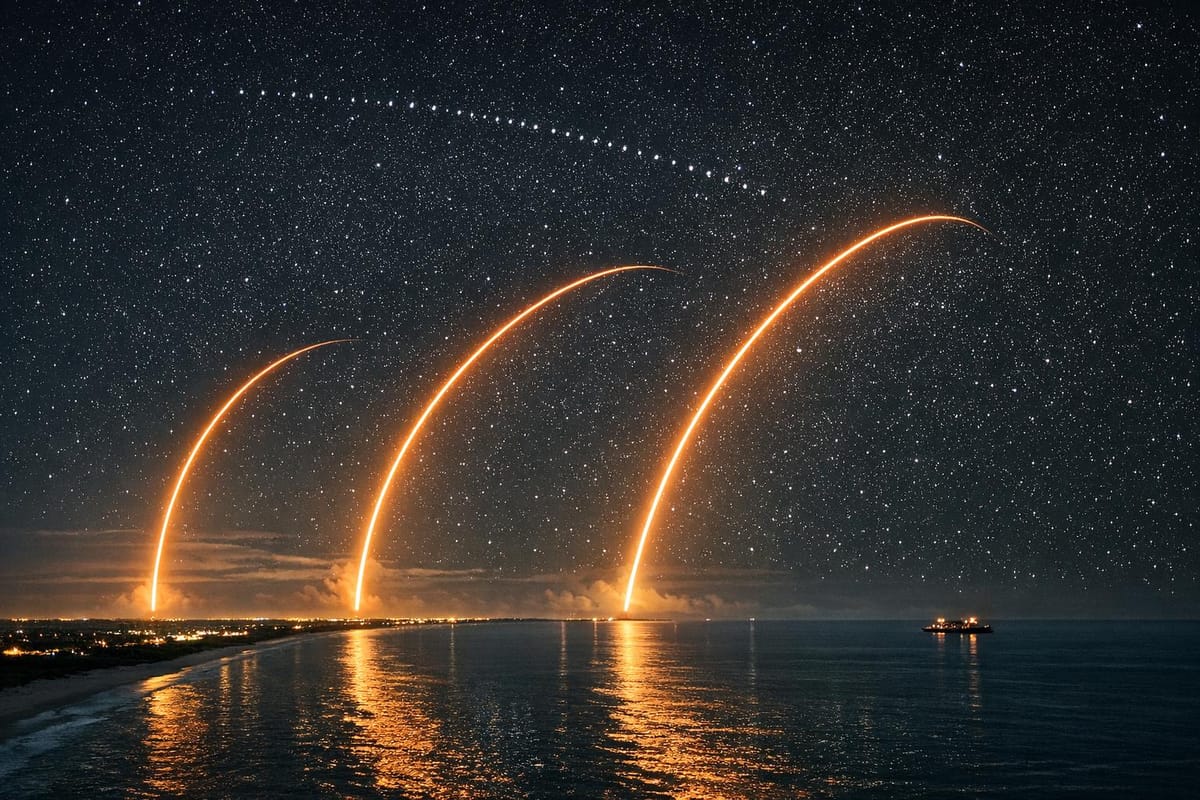 SpaceX completes February with three successful Starlink launches