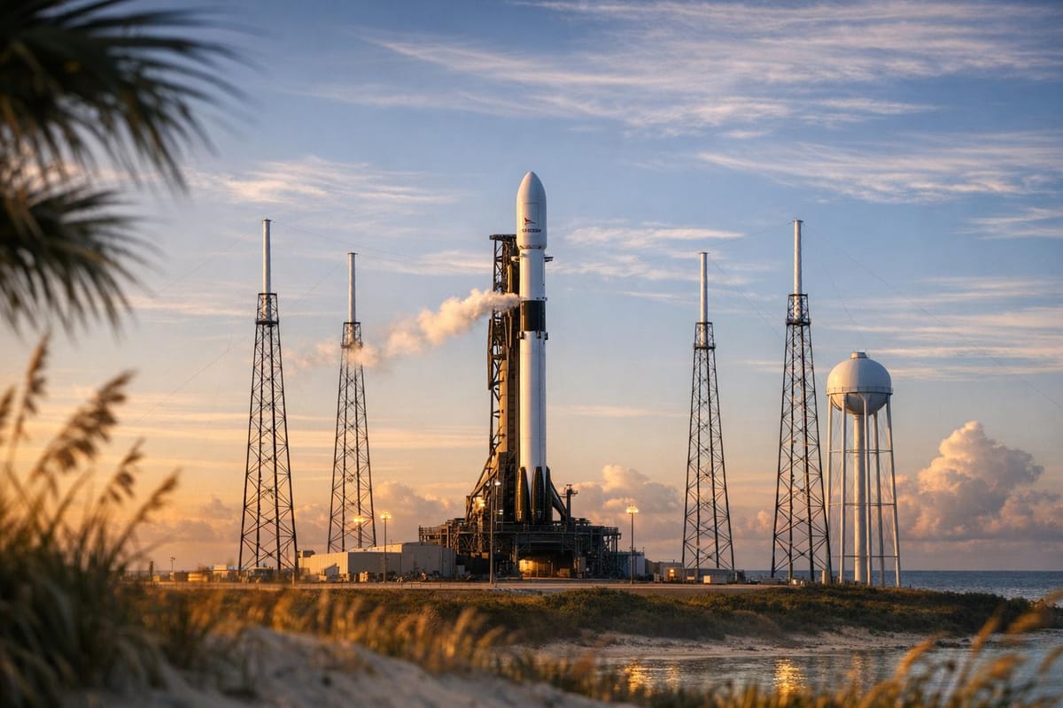 SpaceX schedules Falcon 9 rocket launch from Cape Canaveral this Sunday