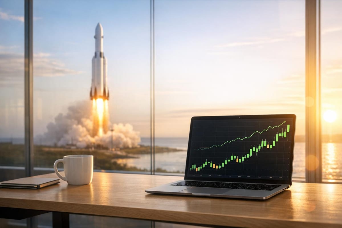 Space Stocks Surge Amid Anticipation of SpaceX IPO Filing