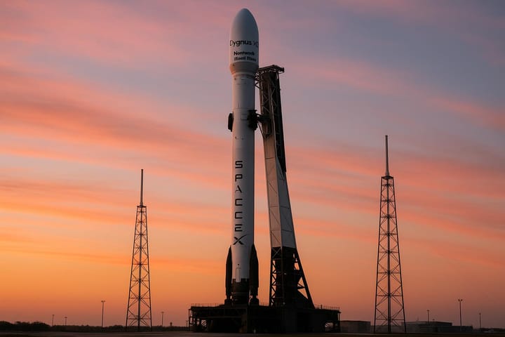 SpaceX to launch Northrop Grumman's largest-ever cargo ship today