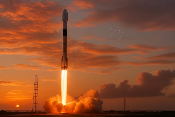 SpaceX Launches 29 Starlink Satellites on Falcon 9 Rocket from Cape Canaveral