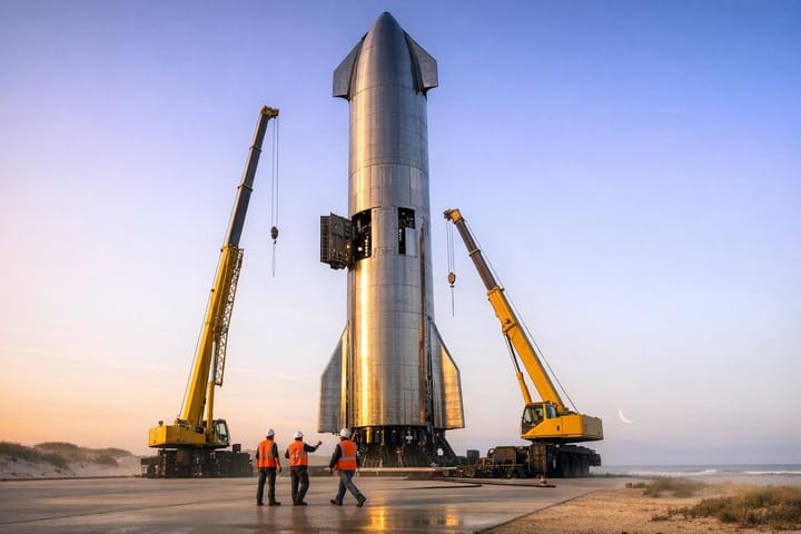 SpaceX delays Starship flight-12 launch to early April, citing updates to rocket design.